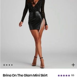 Windsor “Brina On The Glam Mini Skirt” – Size Small